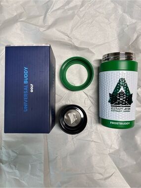 FrostBuddy Universal Buddy Golf Edition Can Cooler Tumbler NWT